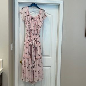 Pink Floral Dress